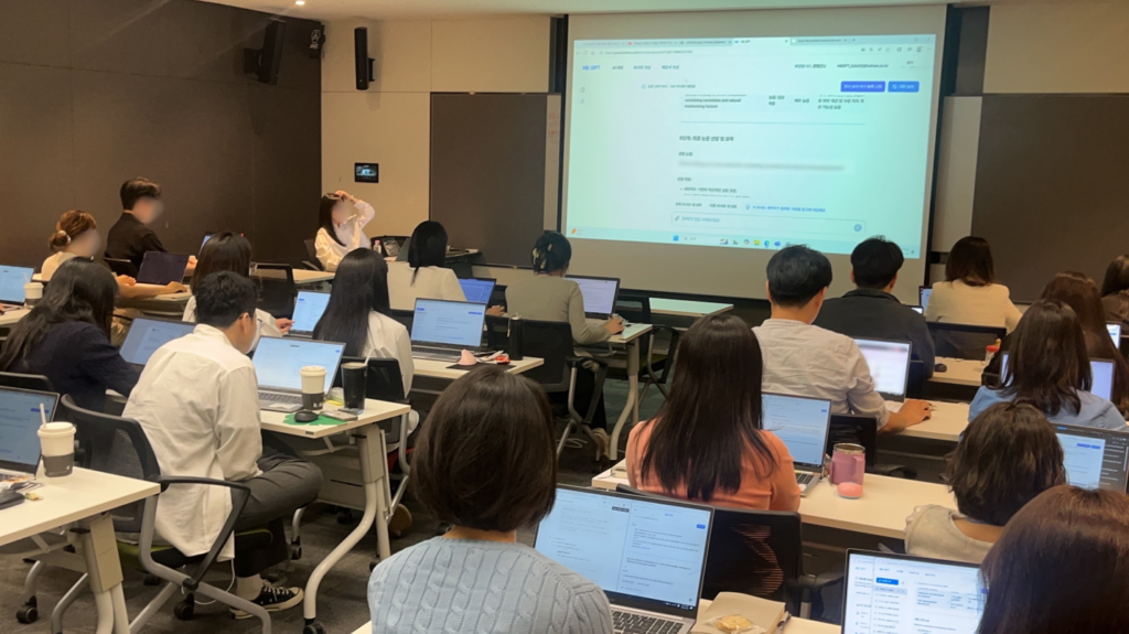 데이터다이빙 생성형 AI 교육사례_콜마