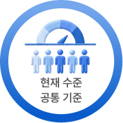 데이터다이빙 조직 진단 시스템의 역할2: 현재 수준, 공통 기준